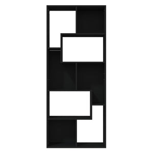 vidaXL Book Cabinet Black 67x24x161 cm Engineered Wood