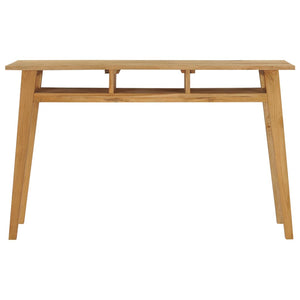 vidaXL Console Table 120x35x75 cm Solid Teak Wood