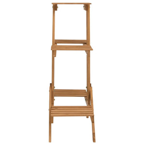 vidaXL Plant Stand 83x25x83 cm Firwood