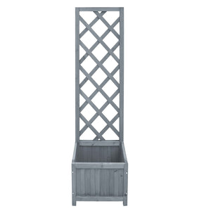 vidaXL Trellis Planter 40x30x135 cm Solid Firwood