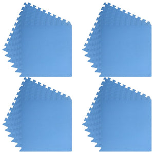 vidaXL Floor Mats 24 pcs 8.64 ㎡ EVA Foam Blue