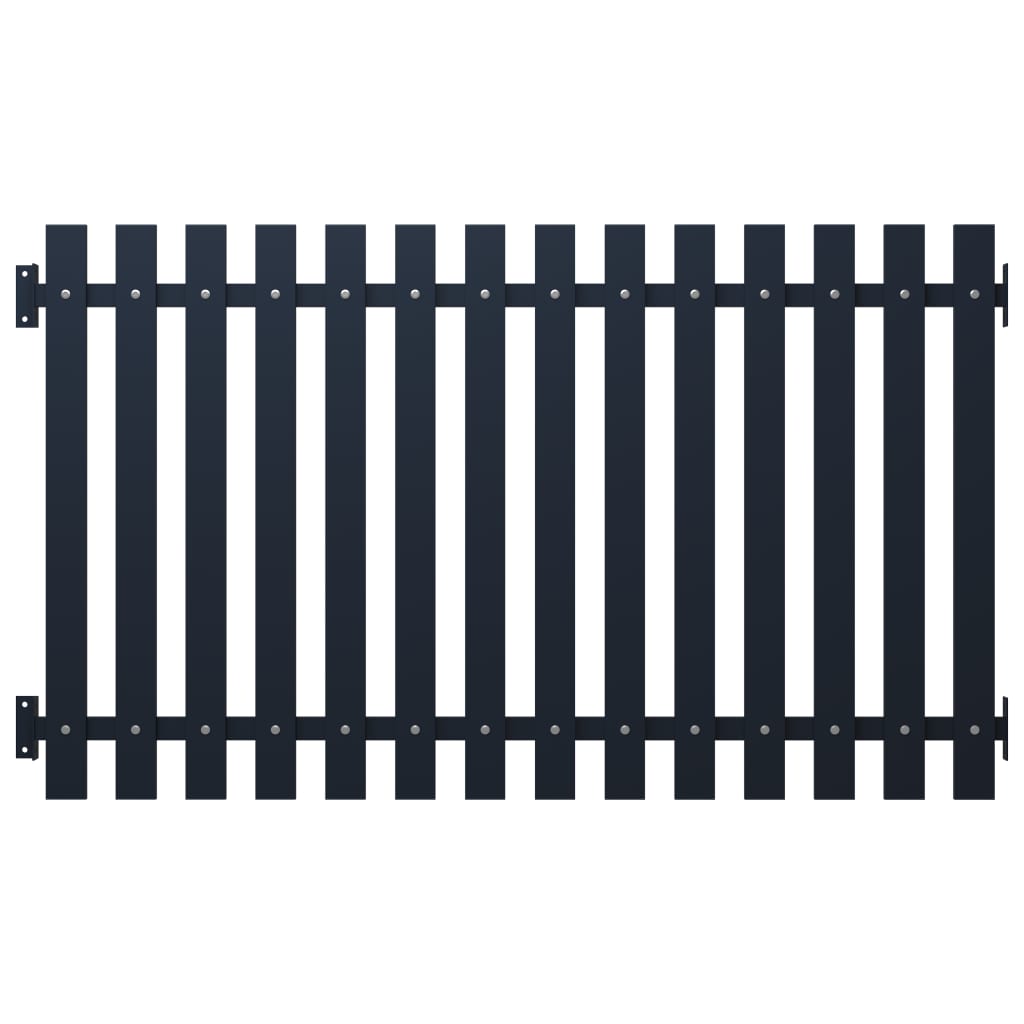 vidaXL Fence Panel Anthracite 170.5x125 cm Powder-coated Steel