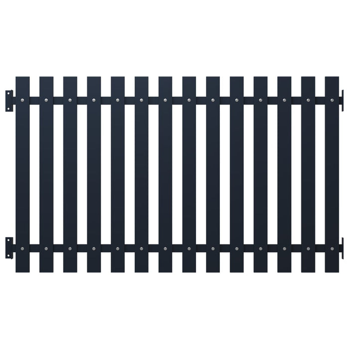 vidaXL Fence Panel Anthracite 170.5x125 cm Powder-coated Steel