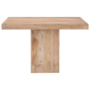 vidaXL Dining Table 120x120x77 cm Solid Mango Wood