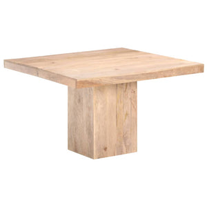 vidaXL Dining Table 120x120x77 cm Solid Mango Wood