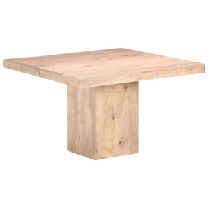 vidaXL Dining Table 120x120x77 cm Solid Mango Wood