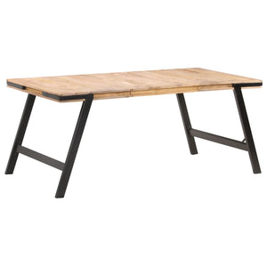 vidaXL Dining Table 180x90x76 cm Solid Mango Wood