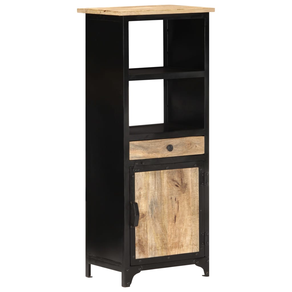 vidaXL Highboard 45x32x110 cm Solid Mango Wood