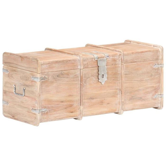 vidaXL Storage Chest 90x40x40 cm Solid Acacia Wood