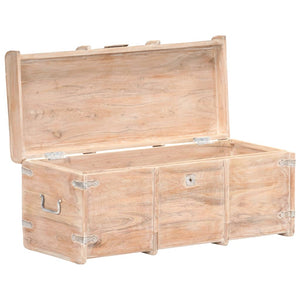 vidaXL Storage Chest 90x40x40 cm Solid Acacia Wood