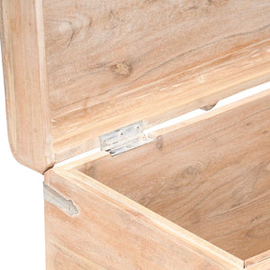 vidaXL Storage Chest 90x40x40 cm Solid Acacia Wood