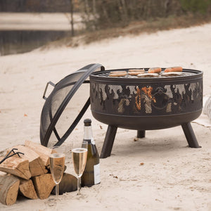 RedFire Fire Pit Blazer Bronze Steel