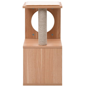 vidaXL Cat Tree with Sisal Scratching Mat 60 cm