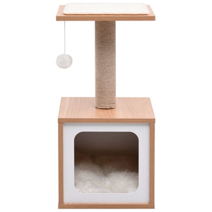 vidaXL Cat Tree with Sisal Scratching Mat 62 cm