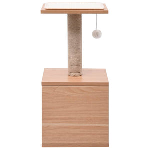 vidaXL Cat Tree with Sisal Scratching Mat 62 cm