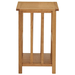 vidaXL Magazine Table 45x35x55 cm Solid Oak Wood