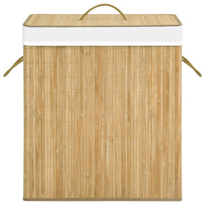 vidaXL Bamboo Laundry Basket 100 L