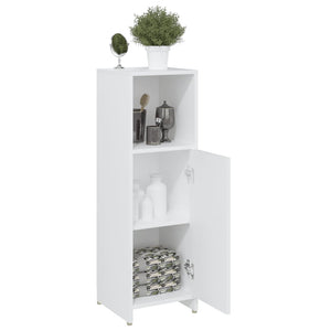 vidaXL Bathroom Cabinet White 30x30x95 cm Engineered Wood