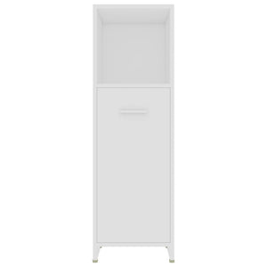 vidaXL Bathroom Cabinet White 30x30x95 cm Engineered Wood