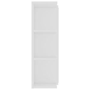 vidaXL Bathroom Mirror Cabinet White 80x20.5x64 cm Engineered Wood