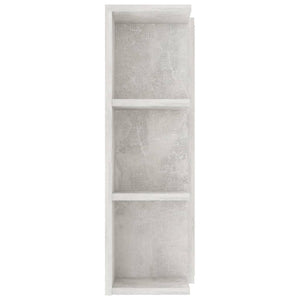 vidaXL Bathroom Mirror Cabinet Concrete Grey 80x20.5x64 cm Engineered Wood