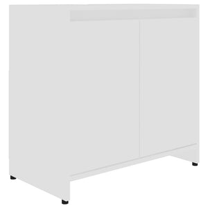 vidaXL Bathroom Cabinet White 60x33x61 cm Engineered Wood