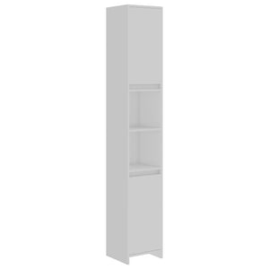 vidaXL Bathroom Cabinet White 30x30x183.5 cm Engineered Wood