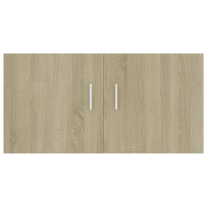 vidaXL Wall Mounted Cabinet Sonoma Oak 80x39x40 cm Engineered Wood