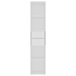 vidaXL Book Cabinet White 36x30x171 cm Engineered Wood