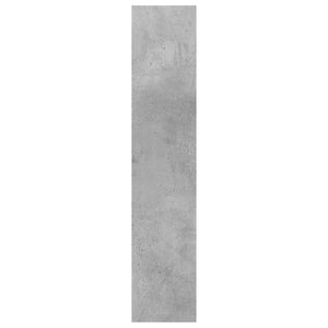 vidaXL Wall Shelf Concrete Grey 90x16x78 cm Engineered Wood