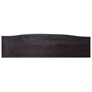 vidaXL Console Table Light Black Coffee 120x30x75 cm Solid Mahogany Wood