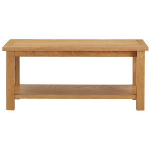 vidaXL Coffee Table 90x45x40 cm Solid Oak Wood