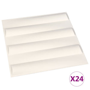 vidaXL 24 pcs Wall Panels 3D 0.5x0.5 m 6 m²