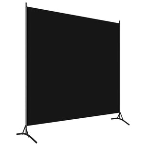 vidaXL 1-Panel Room Divider Black 175x180 cm