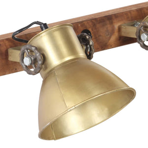 vidaXL Industrial Wall Lamp Brass 65x25 cm E27