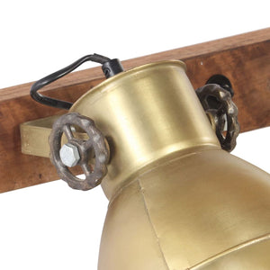 vidaXL Industrial Wall Lamp Brass 65x25 cm E27