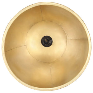 vidaXL Industrial Hanging Lamp 25 W Brass Round 40 cm E27