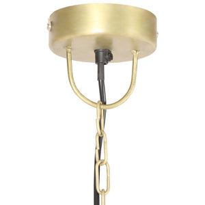 vidaXL Industrial Hanging Lamp 25 W Brass Round 30 cm E27