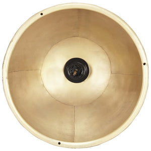 vidaXL Industrial Hanging Lamp 25 W Brass Round 30 cm E27