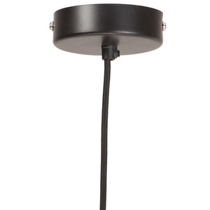 vidaXL Industrial Hanging Lamp 25 W Black Round 19 cm E27