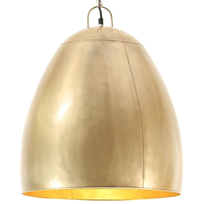 vidaXL Industrial Hanging Lamp 25 W Brass Round 42 cm E27