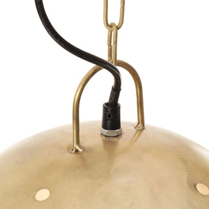 vidaXL Industrial Hanging Lamp 25 W Brass Round 42 cm E27