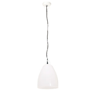 vidaXL Industrial Hanging Lamp 25 W White Round 32 cm E27