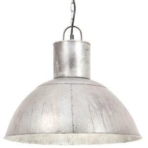 vidaXL Hanging Lamp 25 W Silver Round 48 cm E27