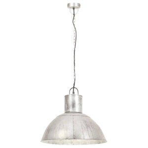 vidaXL Hanging Lamp 25 W Silver Round 48 cm E27