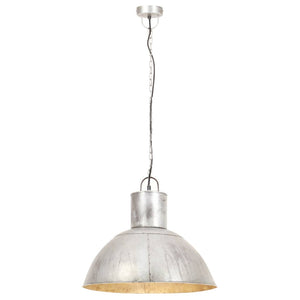 vidaXL Hanging Lamp 25 W Silver Round 48 cm E27