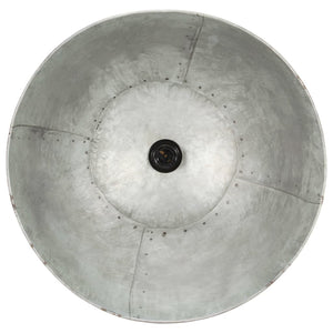 vidaXL Hanging Lamp 25 W Silver Round 48 cm E27