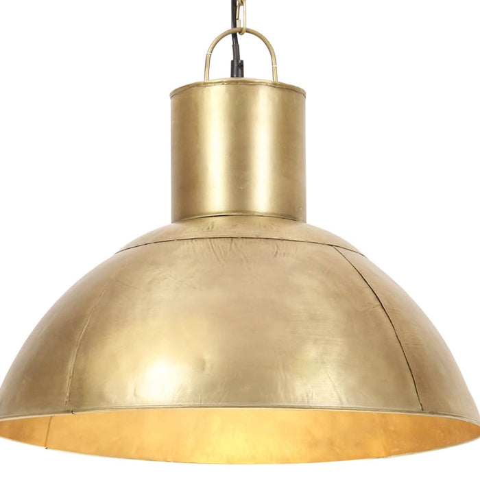 vidaXL Hanging Lamp 25 W Brass Round 48 cm E27