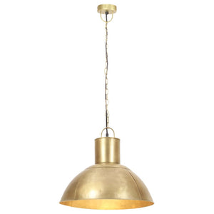 vidaXL Hanging Lamp 25 W Brass Round 48 cm E27