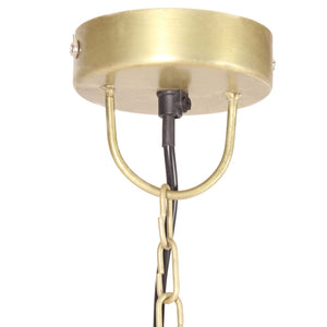 vidaXL Hanging Lamp 25 W Brass Round 48 cm E27